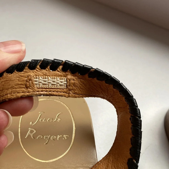 Jack‎ Rogers Liliana Slingback Sandals in Black Size 7.5 M - Picture 4 of 8